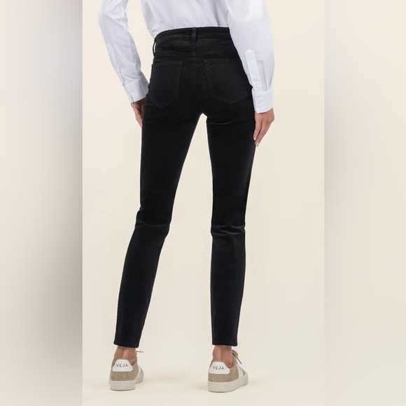 Kut from the Kloth Diana Corduroy Skinny Pants Royal Blue Size 16 - Picture 2 of 10